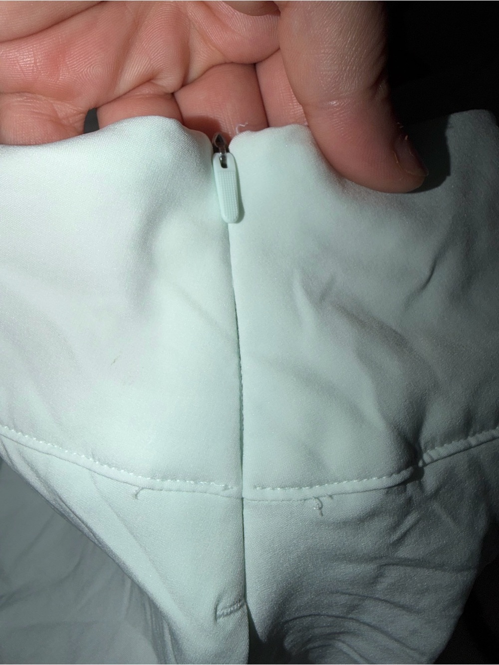 Women’s Mint Green Tennis Skirt with Stripe Detail - Picture 2 of 7